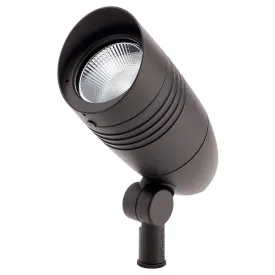 14W LED Landscape Spot Light Aluminum Textured Architectural Bronze 1200 Lumens 3000K