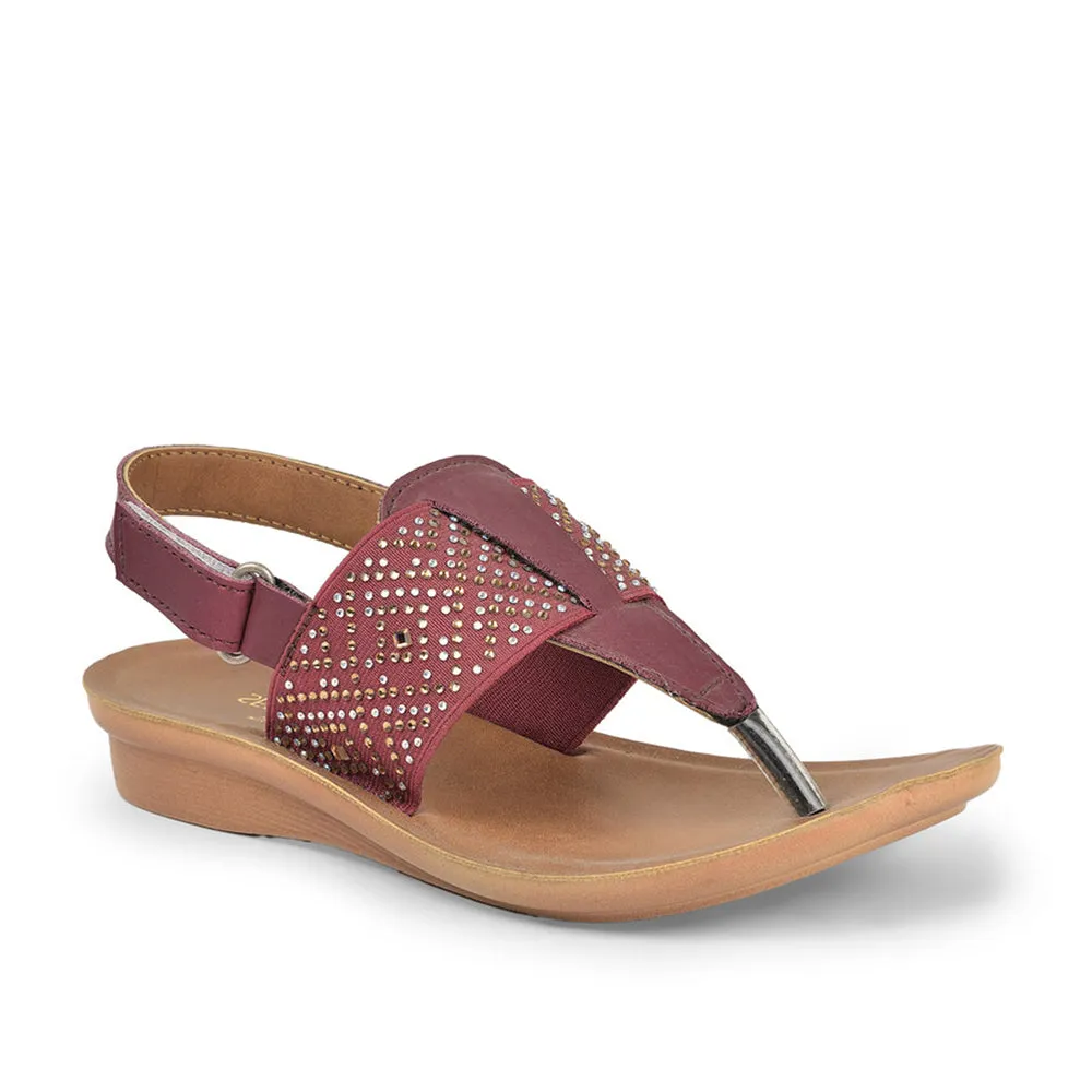 AHA Casual (Cherry) Sandals For Kids DOLLY-8 By Liberty