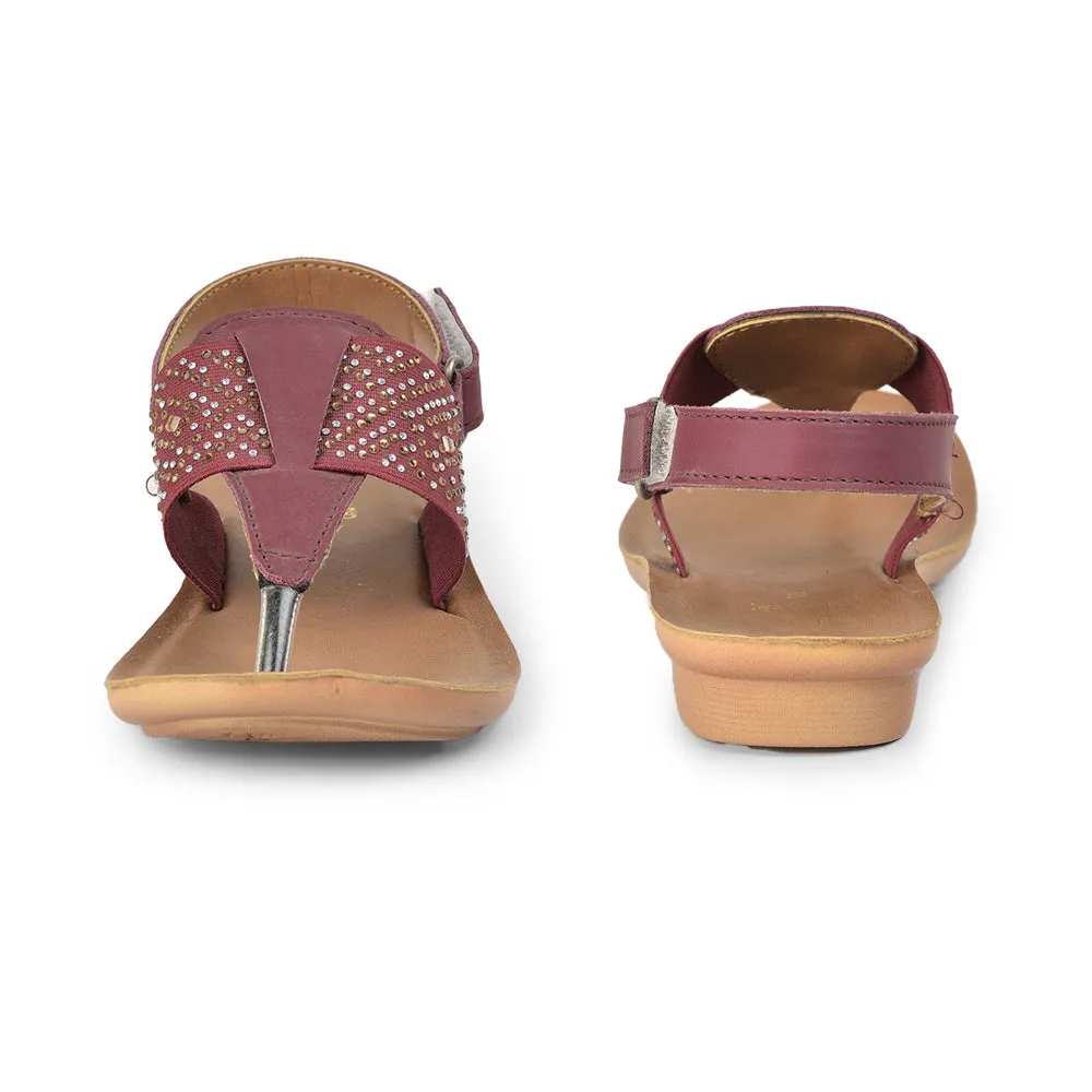 AHA Casual (Cherry) Sandals For Kids DOLLY-8 By Liberty