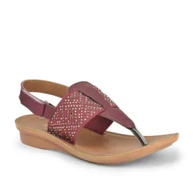 AHA Casual (Cherry) Sandals For Kids DOLLY-8 By Liberty