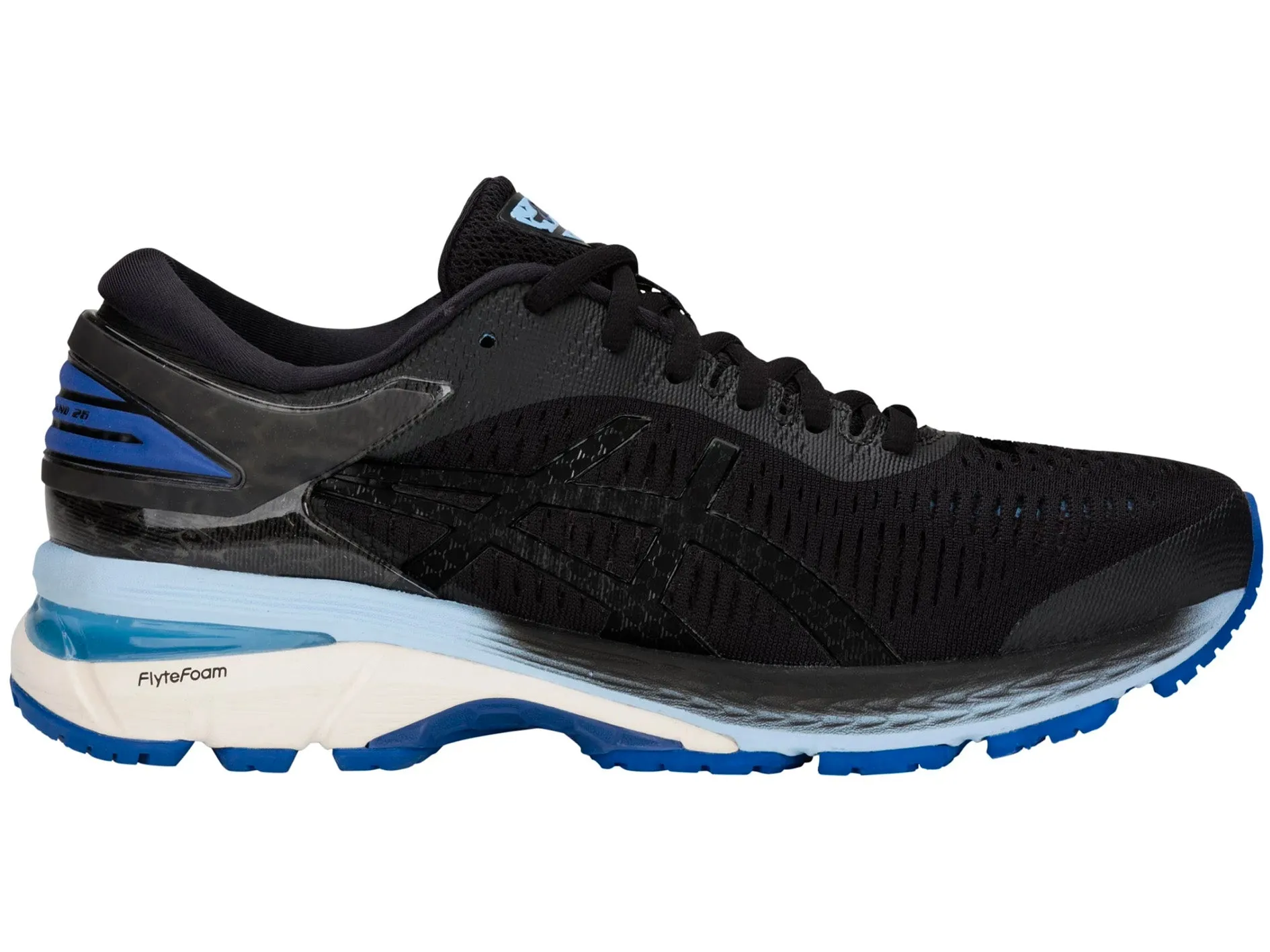 Asics Womens Gel Kayano 25 Black/Blue <br> 1012A026 001