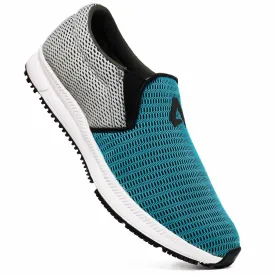 Avant Men's Dual Mesh Slip On Sports Shoes - Blue/Grey