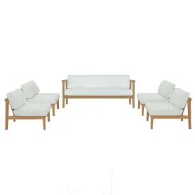 Bayport 5 Piece Outdoor Patio Teak Set By Modway - EEI-5484