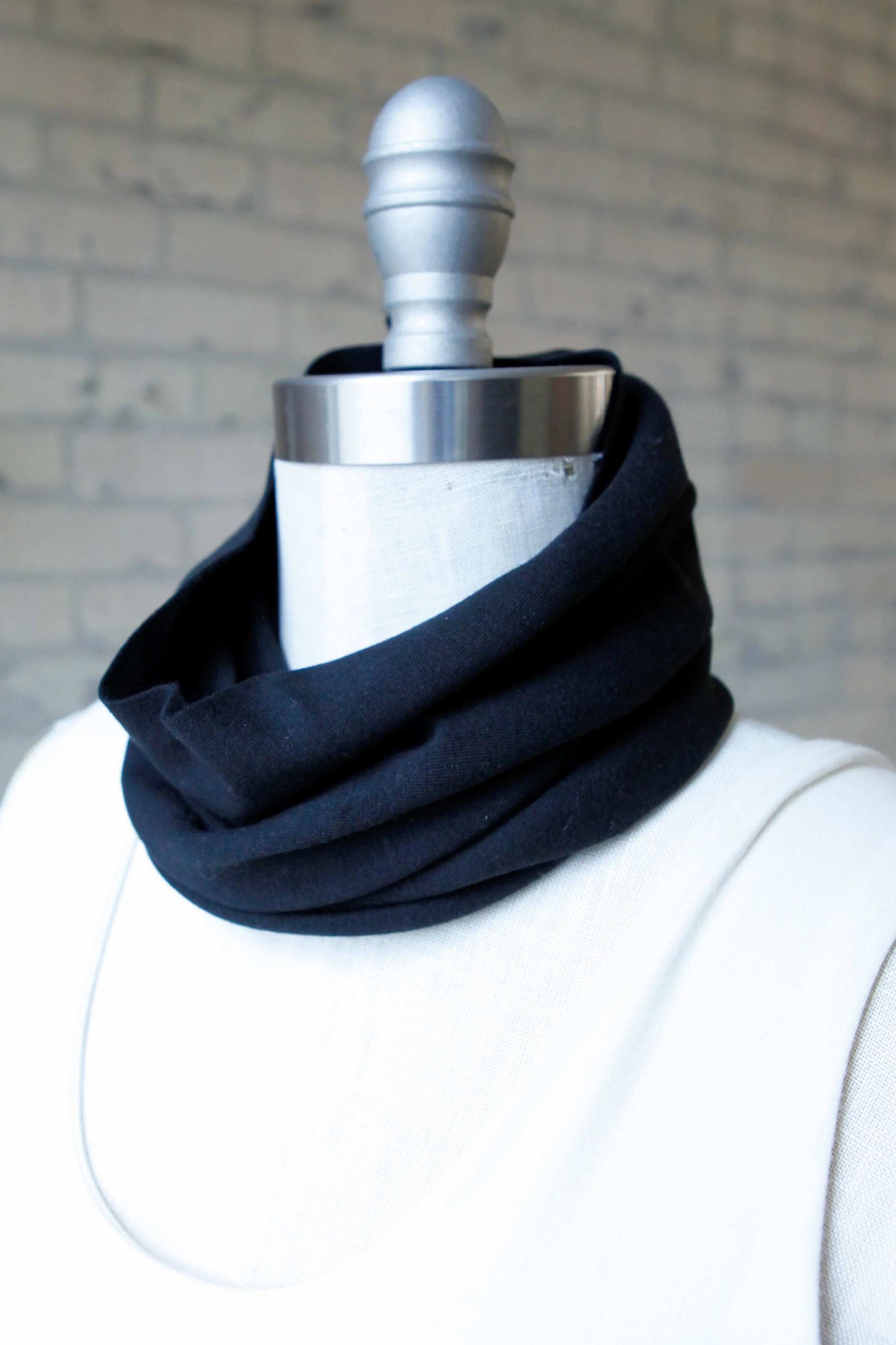 Black Lucky Neck Warmer