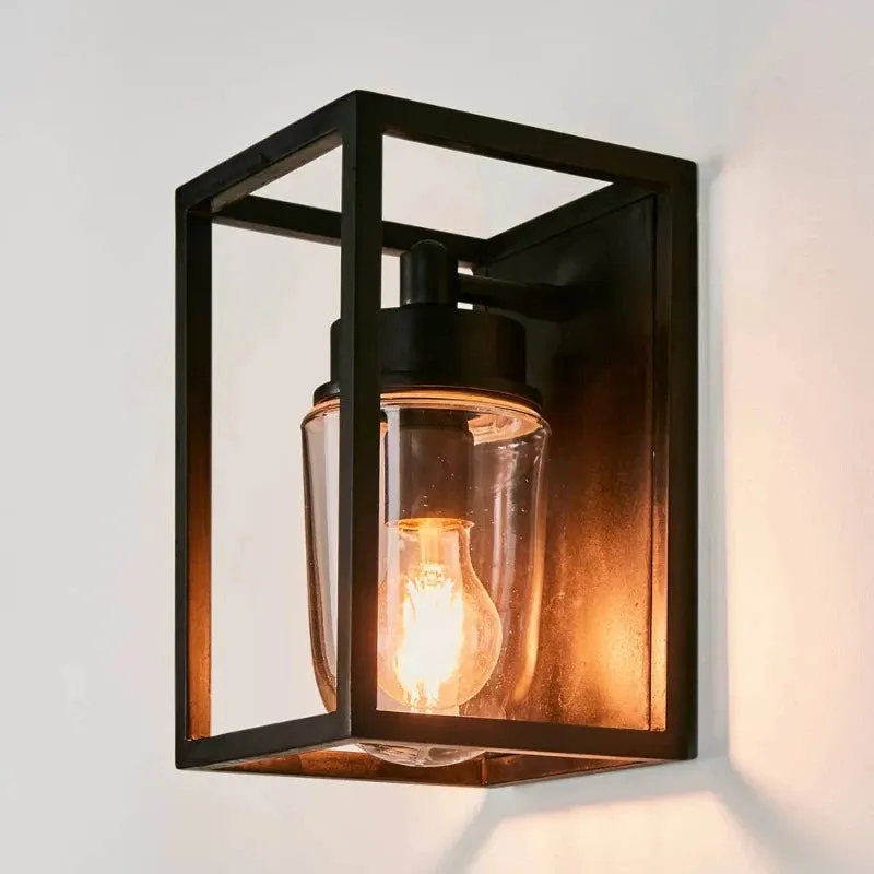 Brass Cube Exterior Light