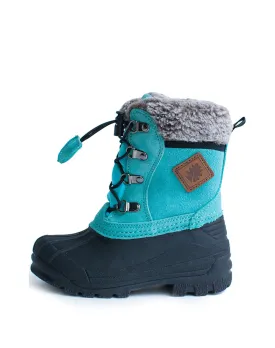 CHILDREN’S WINTER SNOW BOOTS, TURQUOISE