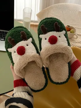 Christmas Elk Slippers