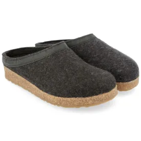 Haflinger GZL Slipper Clog Charcoal (Women's & Men's)