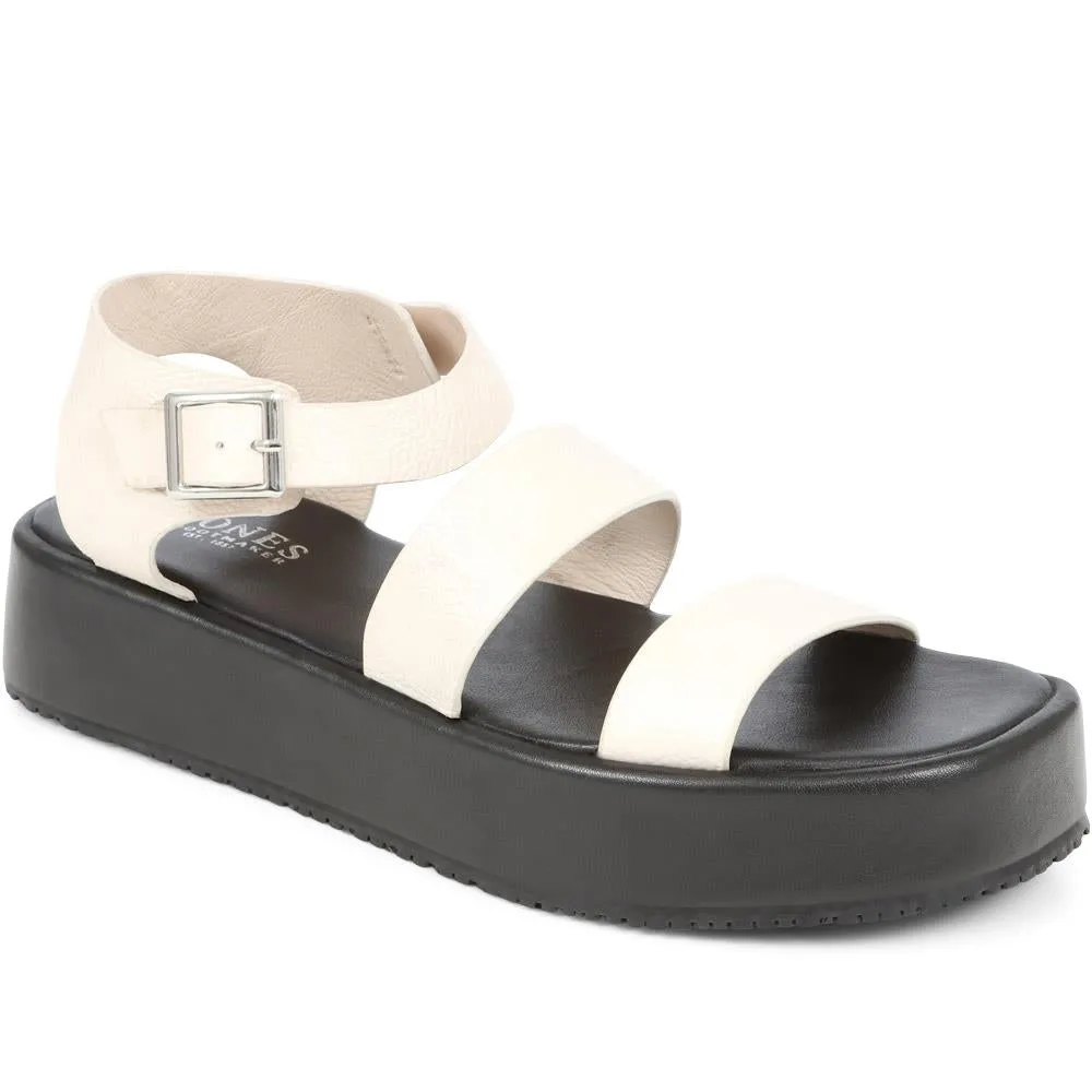 Hailey Leather Platform Sandals  - HAILEY / 325 374