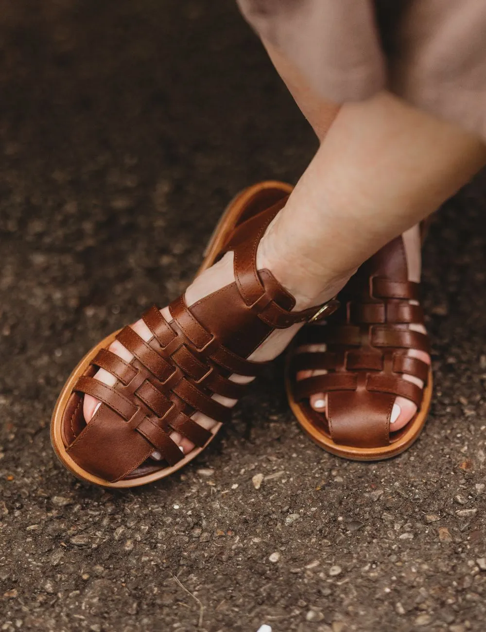 Holly Sandal - Hazelnut