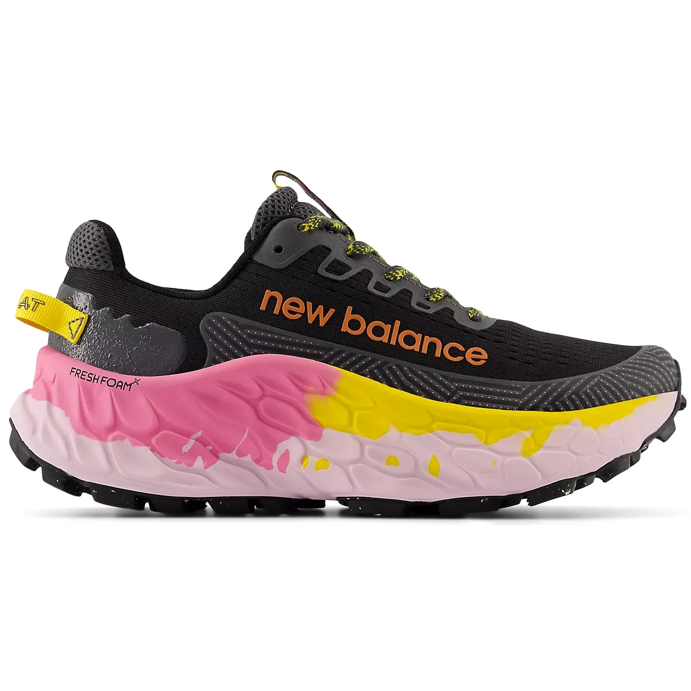 New Balance Women's X More Trail v3 Trail Running Shoes Black / Ginger Lemon / Real Pink