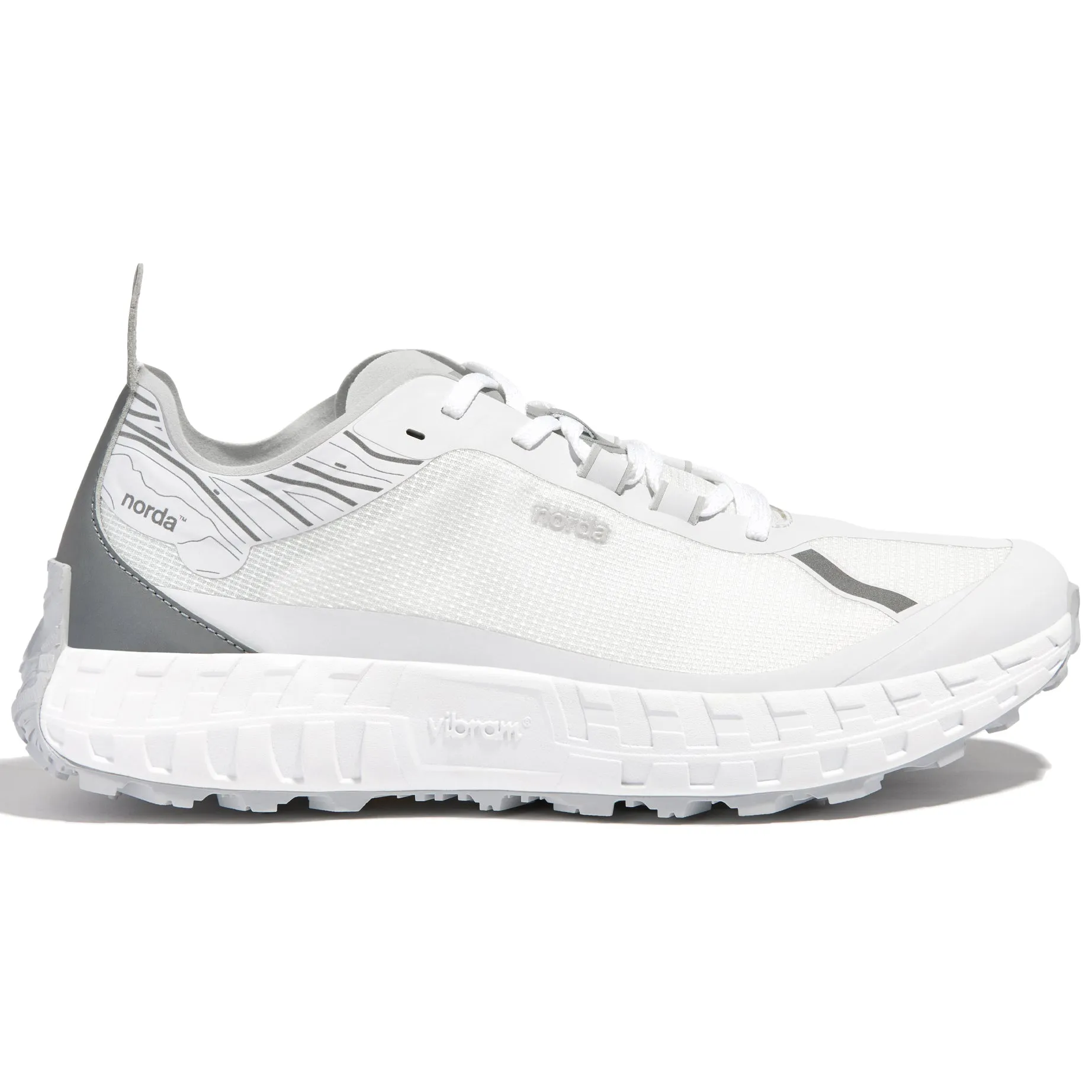 norda Men's 001 Trail Running Shoes White / Grey