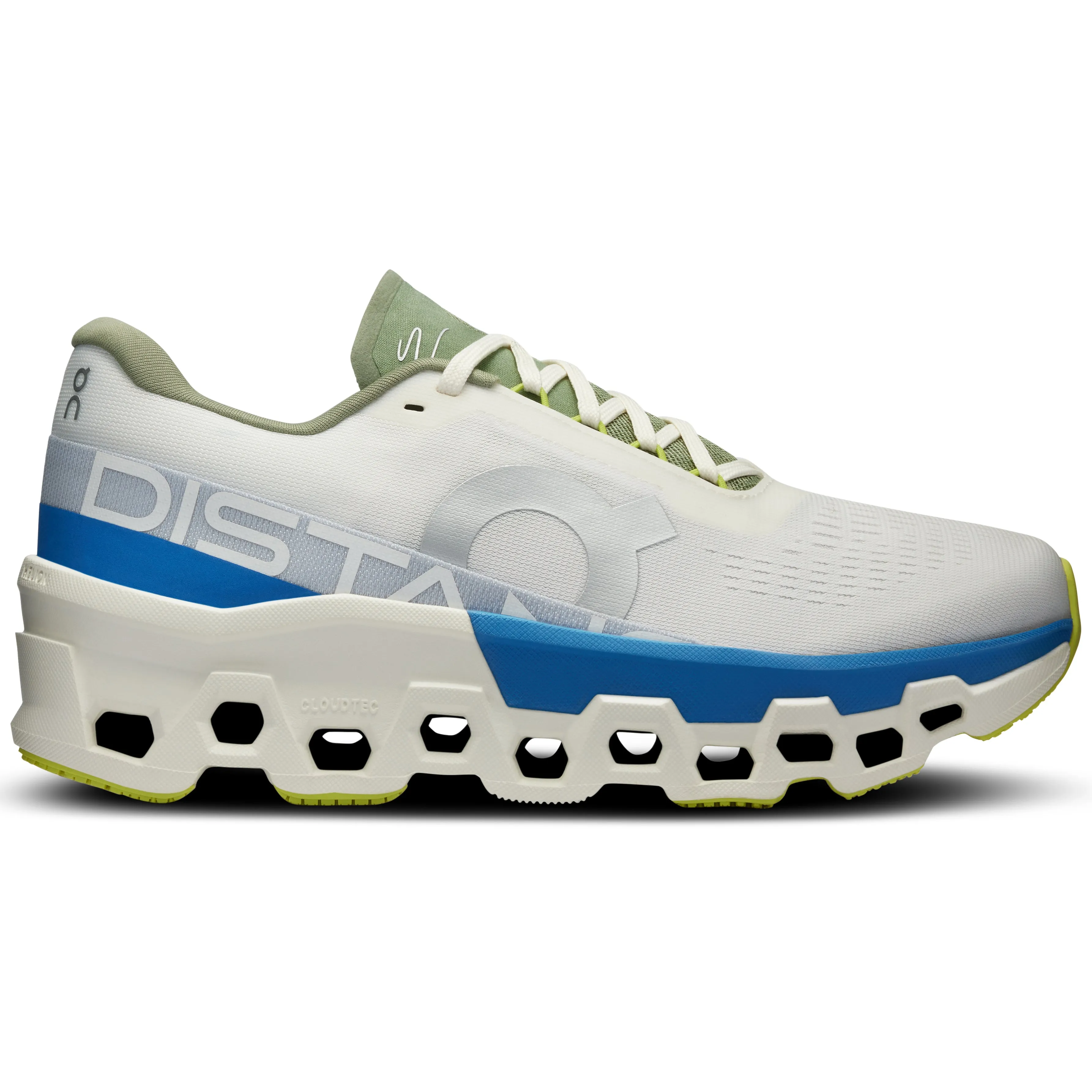 On Women's Cloudmonster 2 DISTANCE Running Shoes White / Lapis