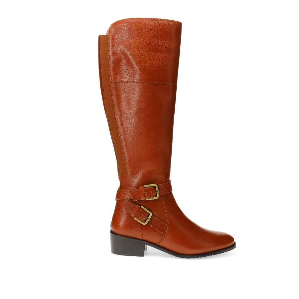 Phoebe Standard Fit Leather Knee High Boots - PHOEBEM / 320 895