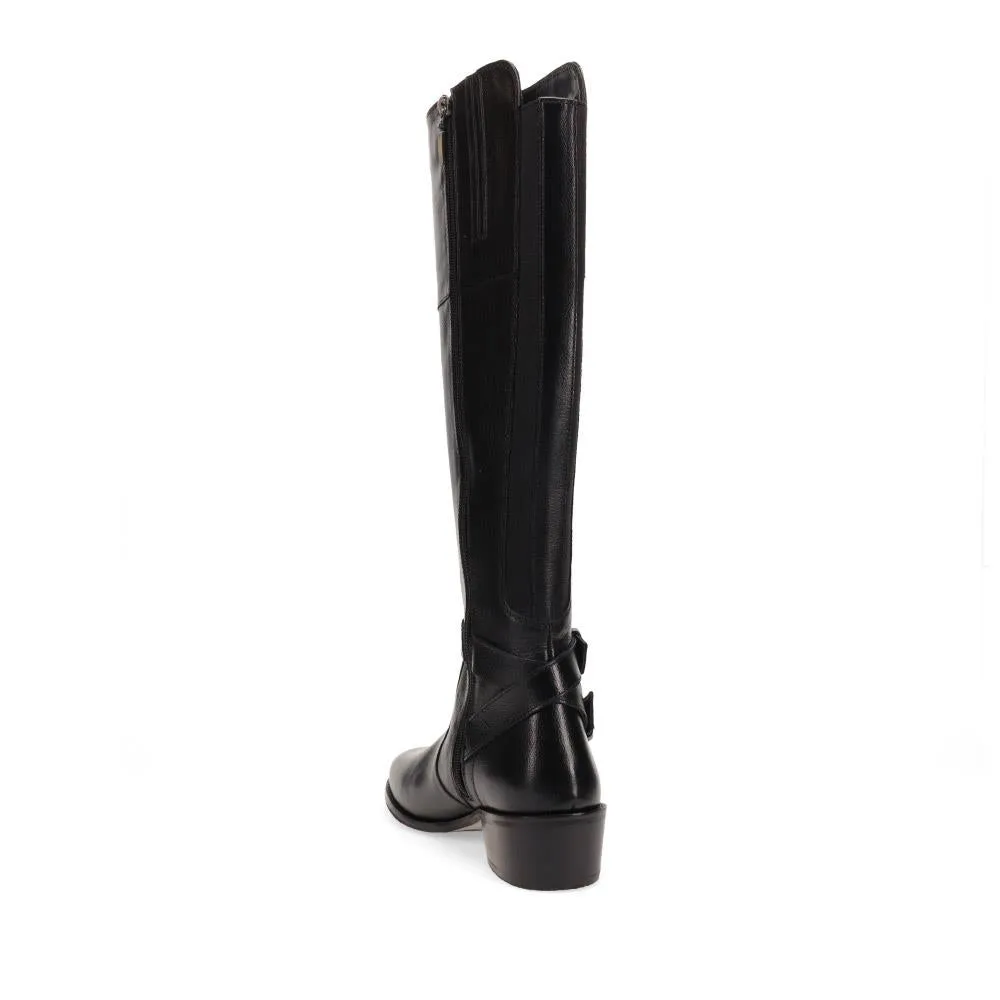 Phoebe Standard Fit Leather Knee High Boots - PHOEBEM / 320 895