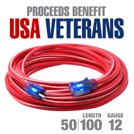 Red, White, and Blue Lighted Freedom Cord