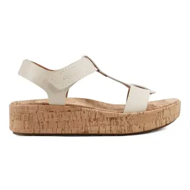 Shari Sqaure Toe Platform Casual Wedge Sandals