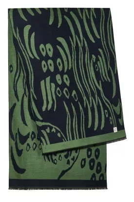 TIGER - Recycled PET Shawl Jewel Green